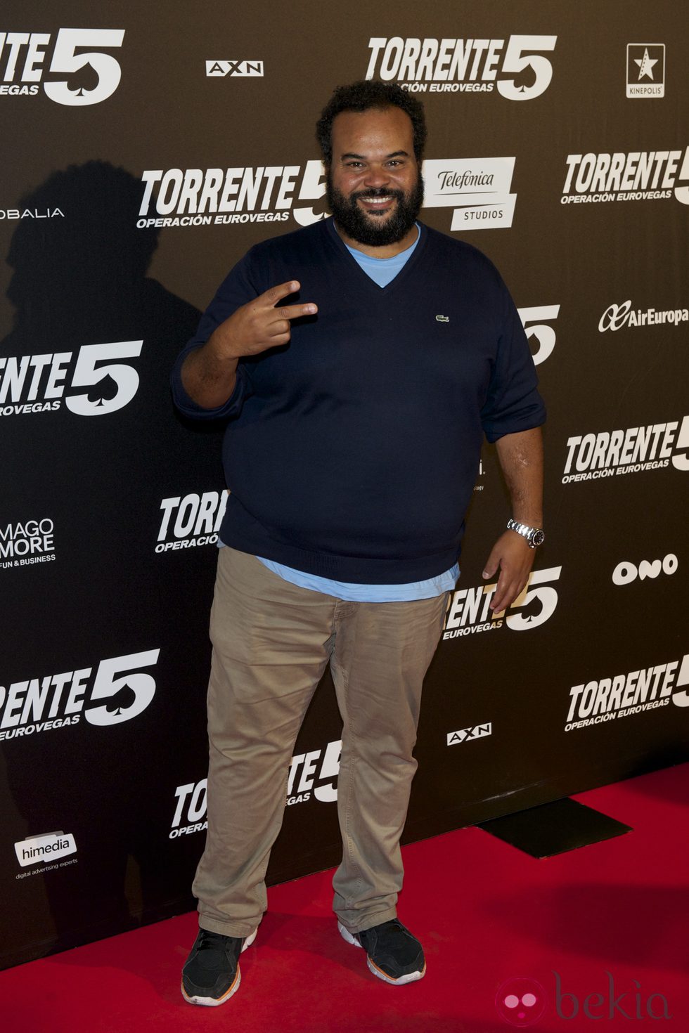 Carlos Jean en el estreno de 'Torrente 5: Operación Eurovegas'