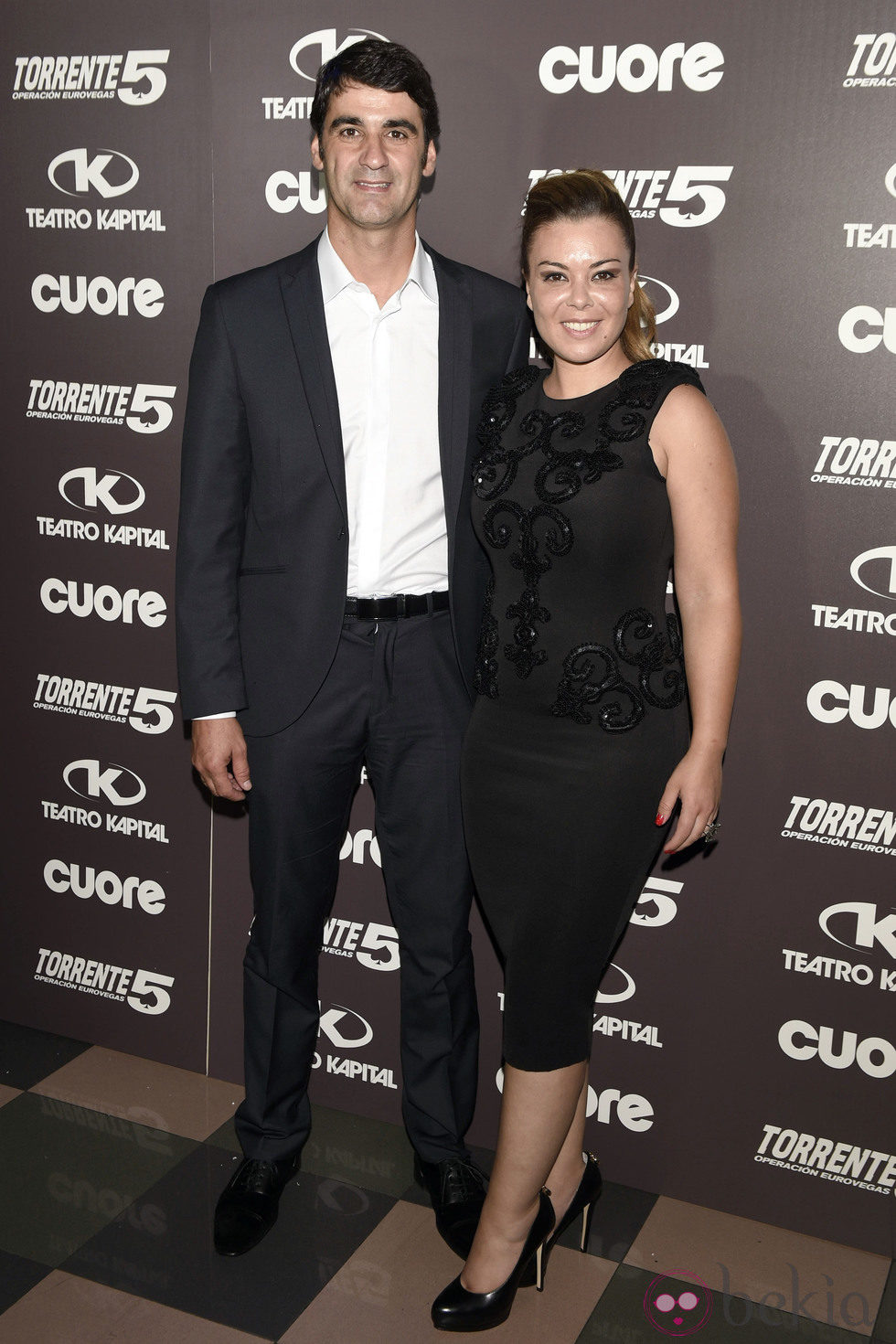 Jesulín de Ubrique y María José Campanario en el estreno de 'Torrente 5: Operación Eurovegas'