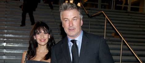 Alec Baldwin y su mujer Hilaria Thomas en el estreno de 'Torrente 5: Operación Eurovegas'