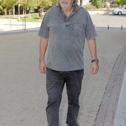 Ricardo Arroyo en el funeral de Pedro Peña