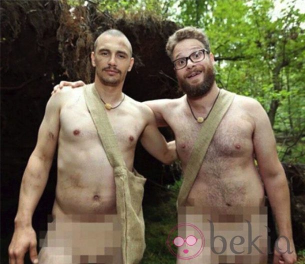 James Franco y Seth Rogen, desnudos en la naturaleza