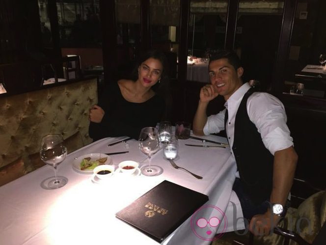 Cristiano Ronaldo cenando con Irina Shayk tras el partido Real Madrid - Athletic de Bilbao