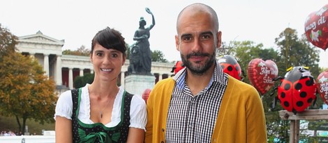 Pep Guardiola y Cristina Serrano en la Oktoberfest 2014