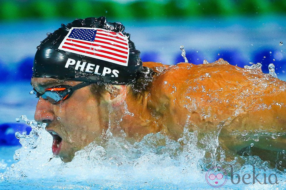 Michael Phelps en la final del Pan Pacific de Australia