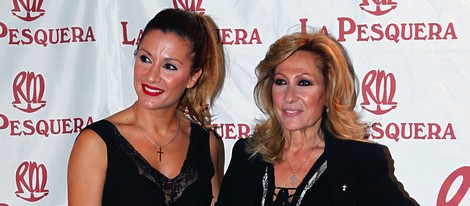 Nagore Robles y Rosa Benito en la entrega de los Premios La Pesquera 2014