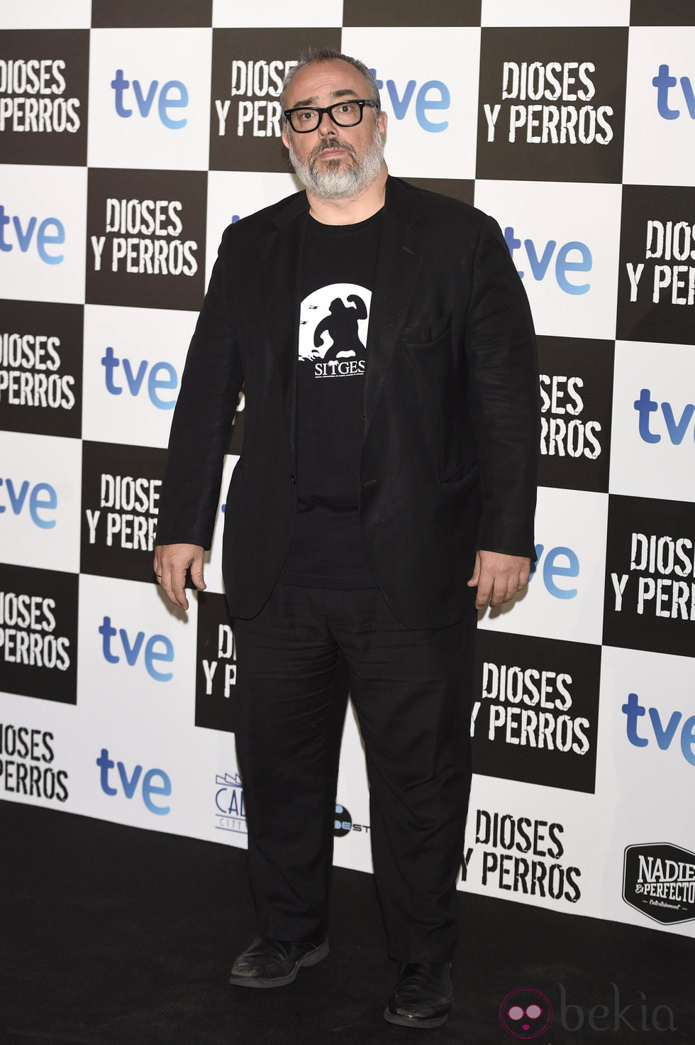 Álex de la Iglesia en el estreno de 'Dioses y Perros'