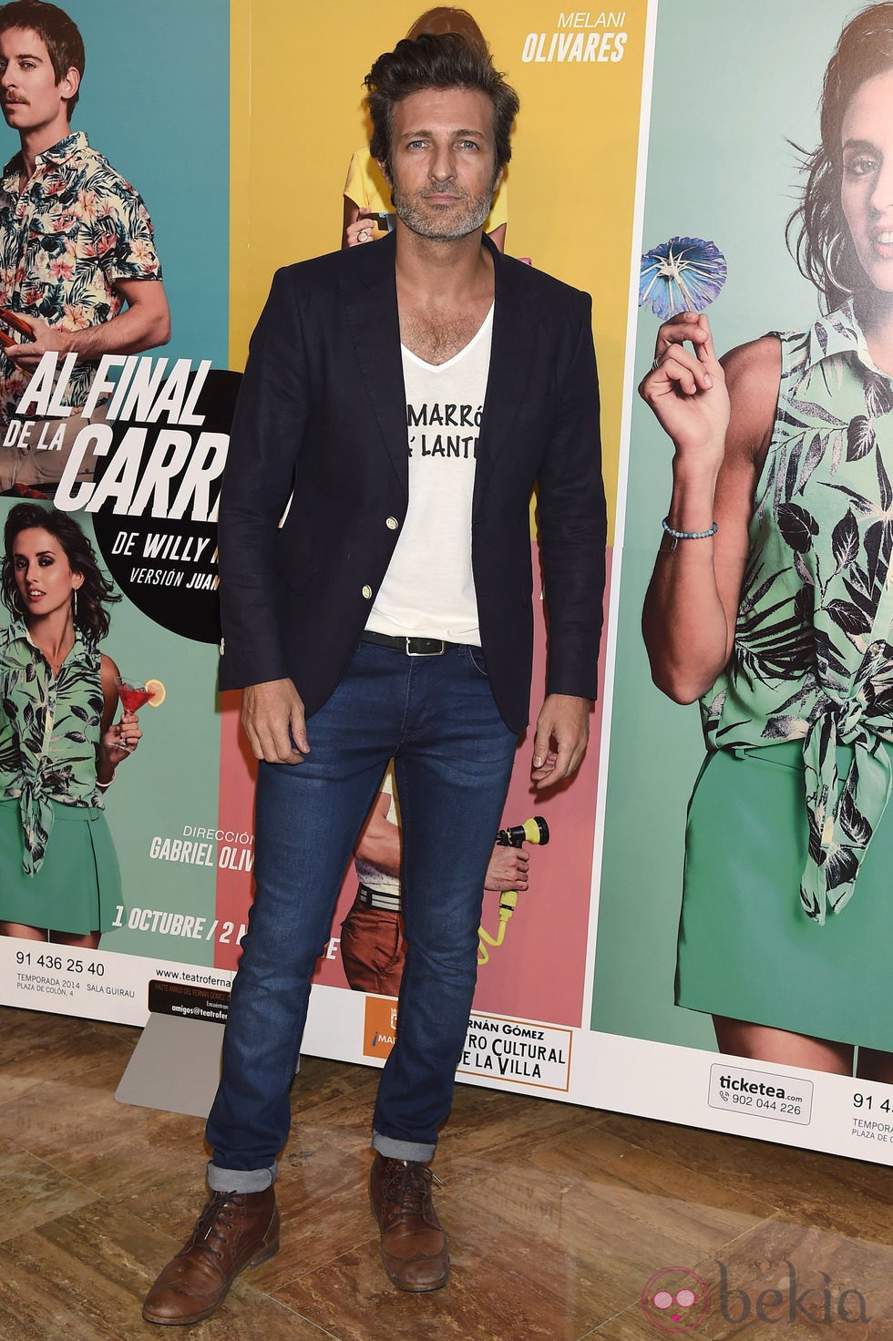 Jesús Olmedo en el estreno de 'Al final de la carretera'