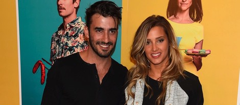 Israel Rodríguez y Corina Randazzo en el estreno de 'Al final de la carretera'