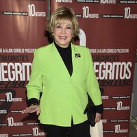 Karina en el estreno de 'Diez Negritos'