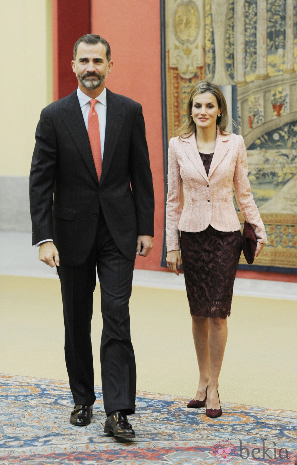 Los Reyes Felipe y Letizia en su primera reunión del Patronato del Instituto Cervantes como Reyes