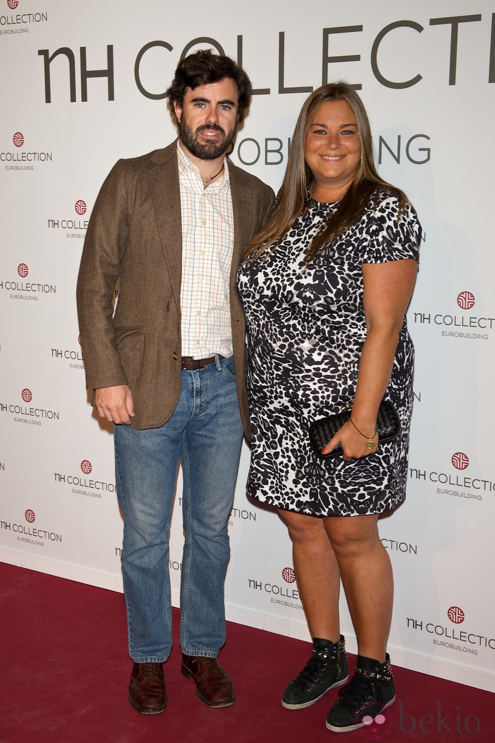 Caritina Goyanes y Antonio Matos en la apertura de un nuevo hotel en Madrid