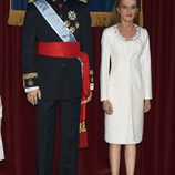 Figura de cera de los Reyes Felipe y Letizia