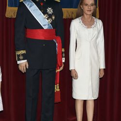 Figura de cera de los Reyes Felipe y Letizia