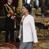 Xenia Tostado luce embarazo en la recepción del Día de la Hispanidad 2014