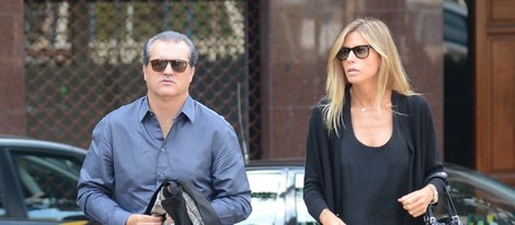 Ramón García y Patricia Cerezo en el funeral del padre de Lydia Bosch