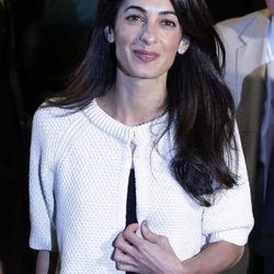 Amal Alamuddin llegada a Atenas en su vuelta al trabajo tras su boda con Clooney