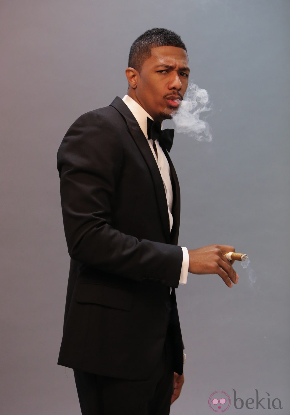 Nick Cannon posa en los Siren Studios de Hollywood