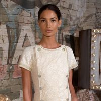 Lily Aldridge en la cena de celebración del spot de Chanel nº5