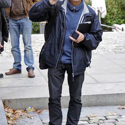 Pepe Viyuela en la manifestación contra la ley Lasalle