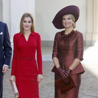 La Reina Letizia y la Reina Máxima de Holanda en La Haya