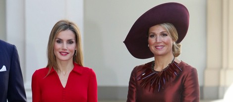 La Reina Letizia y la Reina Máxima de Holanda en La Haya