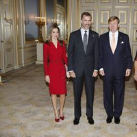 Los Reyes Felipe y Letizia con los Reyes de Holanda en su primera visita oficial como Reyes a Países Bajos