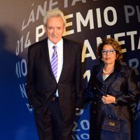 Luis del Olmo en la entrega del Premio Planeta 2014