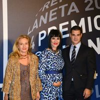 Irene Villa y su marido en la entrega del Premio Planeta 2014