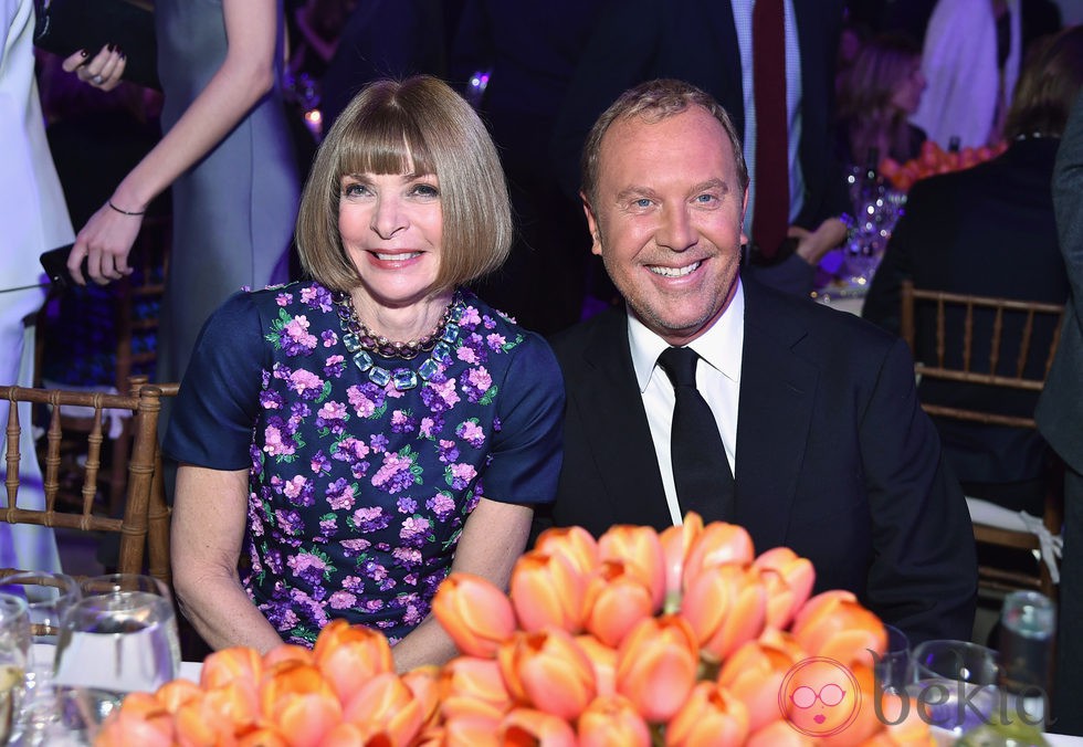 Anna Wintour y Michael Kors en los Golden Heart Awards 2014