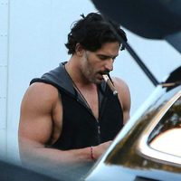 Joe Manganiello en el rodaje de la secuela de 'Magic Mike'