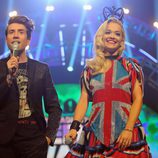 Nick Grimshaw y Rita Ora en los Teen Awards 2014