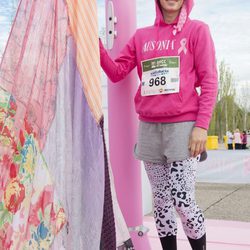 Bimba Bosé en una carrera solidaria contra el cáncer de mama en Madrid