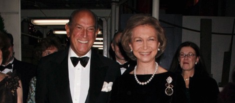 Oscar de la Renta con la Reina Sofía