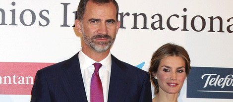 Los Reyes Felipe y Letizia en la entrega de los Premios Internacionales de Periodismo 2013