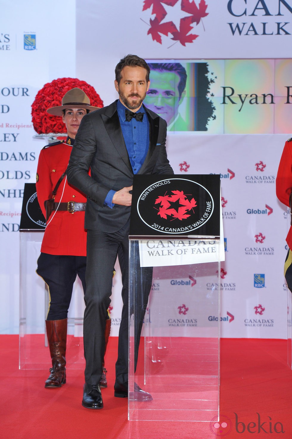 Ryan Reynolds recibe su estrella en el Paseo de la Fama de Canadá