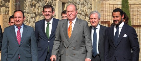 El Rey Juan Carlos en la inauguración de la remodelación del Castillo de Ygay