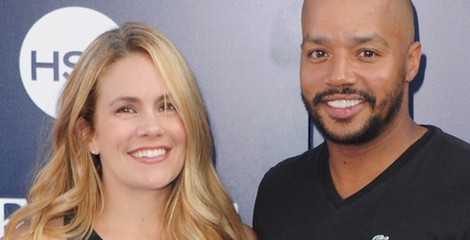 Donald Faison y CaCee Cobb en la premiere de 'Maléfica'