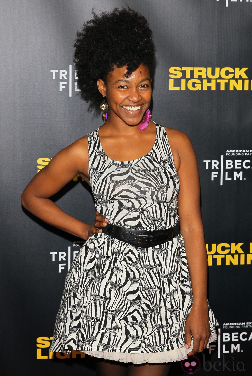 Danielle Watts en la premiere de 'Struck by Lightning'