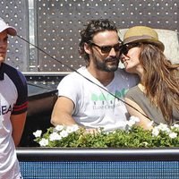 Iván Sánchez y Elia Galera en el Open de Tenis de Madrid 2014