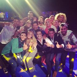 David Bustamante con los concursantes de 'Gran Hermano 15'