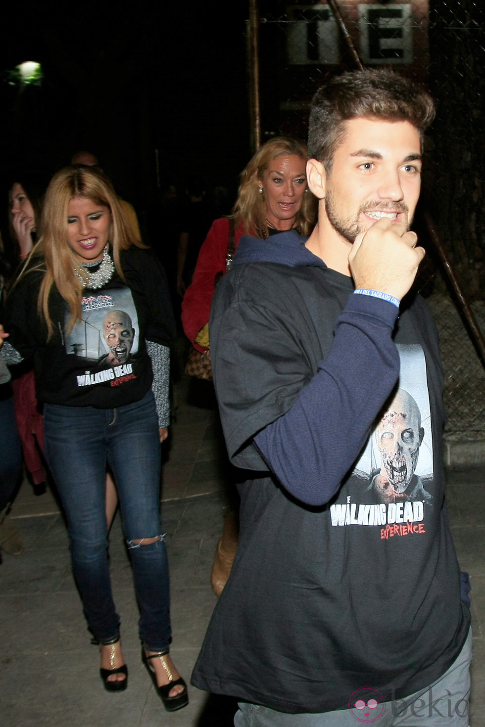 Chabelita Pantoja y Alejandro Albalá en el Parque de Atracciones celebrando Halloween 2014