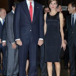 Los Reyes Felipe y Letizia presiden el concierto previo a los Premios Príncipe de Asturias 2014