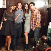 Sara Carbonero e Iker Casillas celebran la victoria del Real Madrid contra el Barça junto a Isabel Jiménez