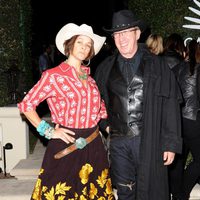 Tim Allen y Jane Hajduk en la fiesta 'Casamigos Tequila Halloween Party'