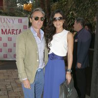 Israel Bayón y Cristina Sainz en la fiesta de cumpleaños de Marta González