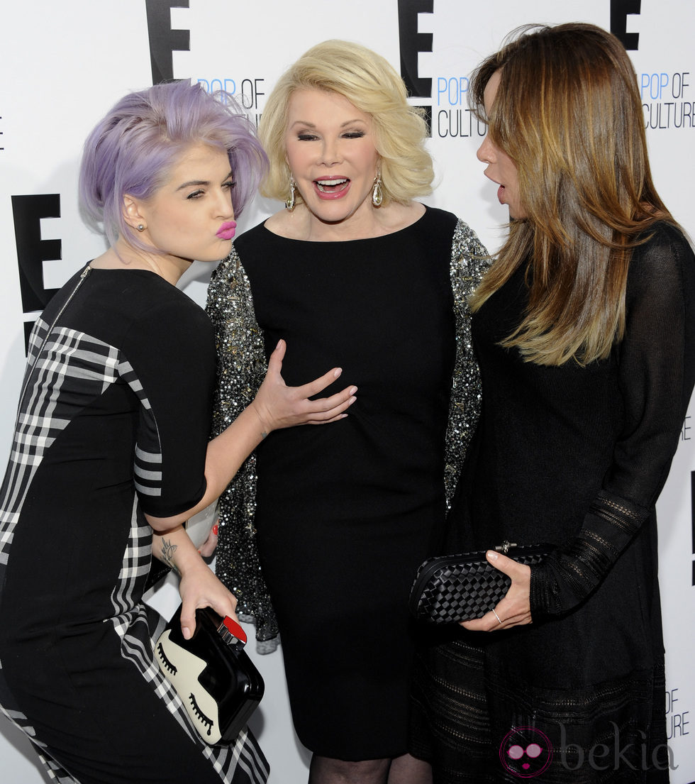 Kelly Osbourne y Joan Rivers en el 'E!Network' de Nueva York