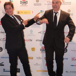 Jorge Sanz y Antonio Resines en la clausura de la Seminci 2014