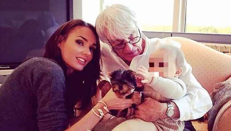 Bernie y Tamara Ecclestone con su hija Sophia