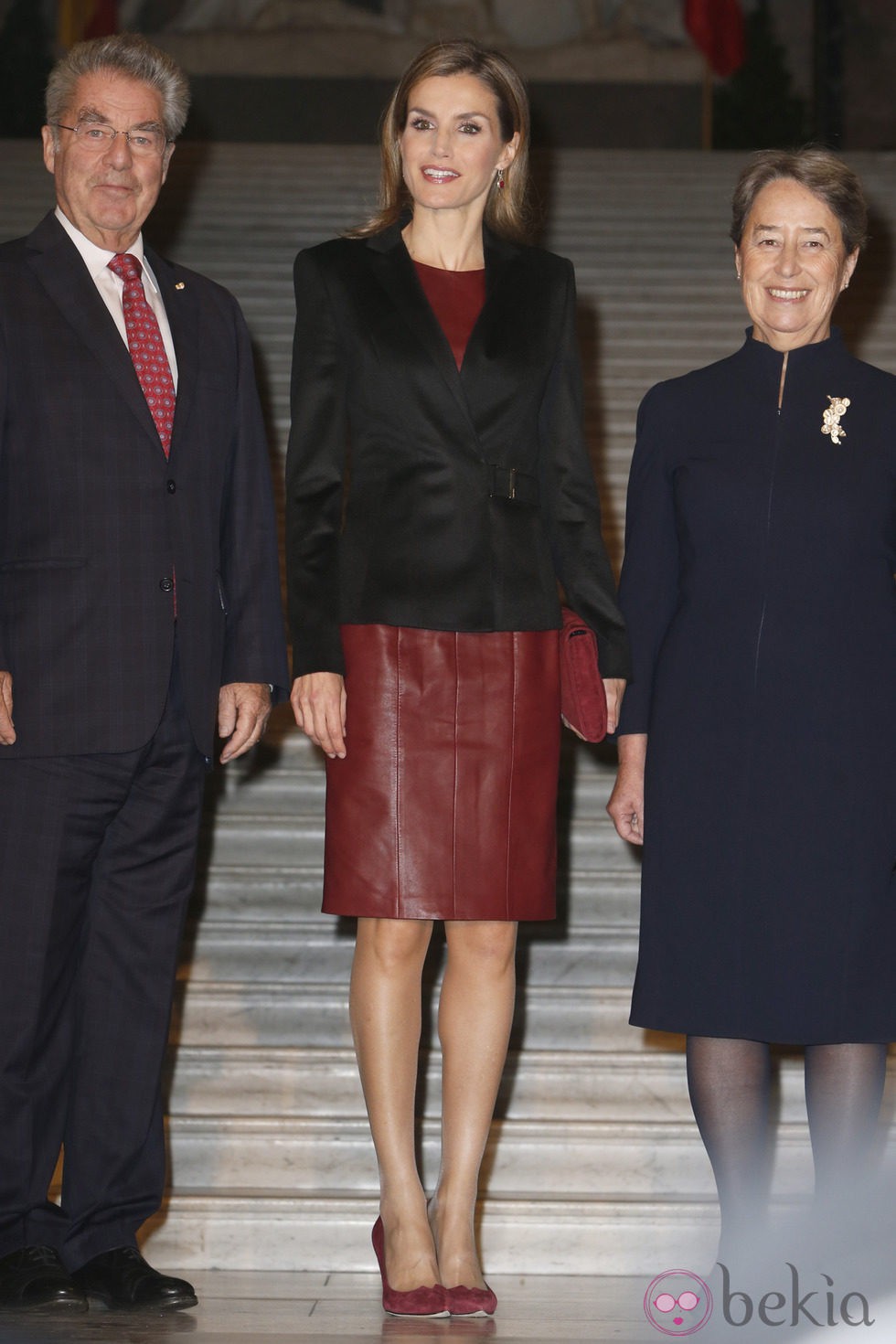 La Reina Letizia inaugurando una exposición de Velázquez en Viena