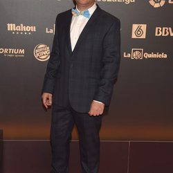 Secun de la Rosa en la entrega de los Premios de la Liga de Fútbol Profesional 2014